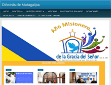 Tablet Screenshot of diocesisdematagalpa.org
